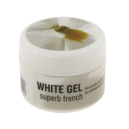 White Gel Superb French 30ml/építő zselé