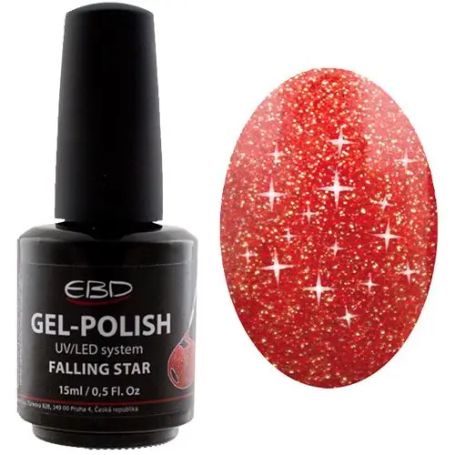 Gel Polish - 136 Falling Star 15ml/gél lakk készítés