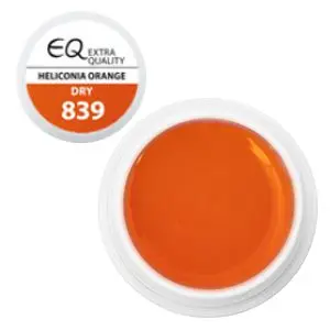 Extra Quality UV zselé 5g – 839 Dry - Heliconia Orange