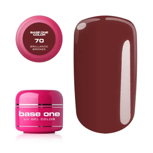 Gel Silcare Base One Color - Brilliance Bronze 70, 5g