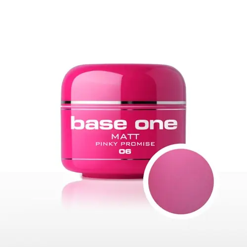 Gel Silcare Base One Matt - Pinky Promise 06, 5g