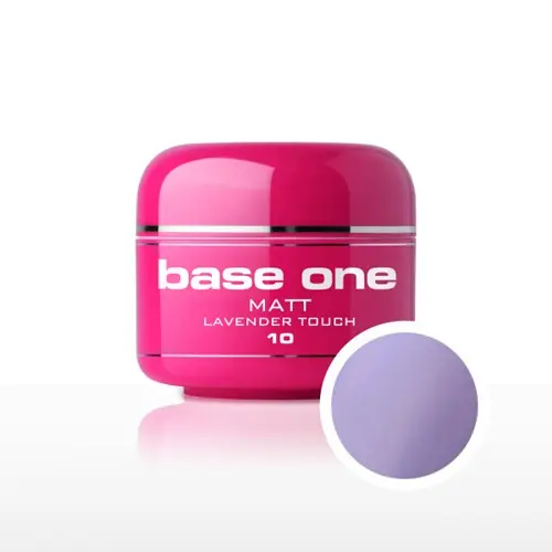 Gel Silcare Base One Matt - Lavender Touch 10, 5g