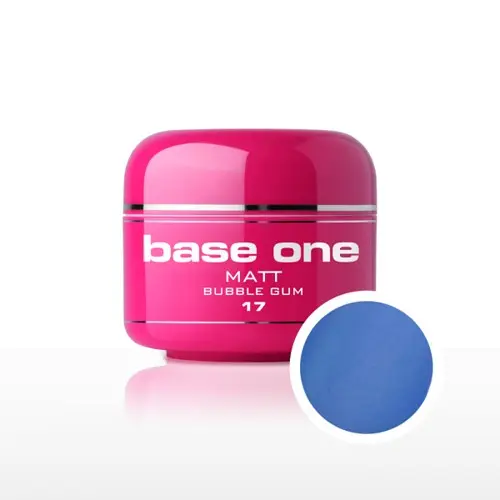 Gel Silcare Base One Matt - Bubble Gum 17, 5g