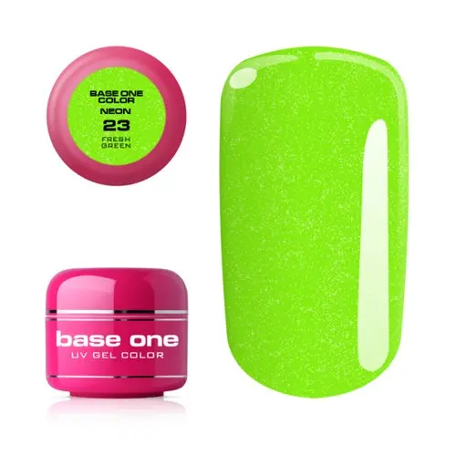 Gel Silcare Base One Neon - Fresh Green 23, 5g