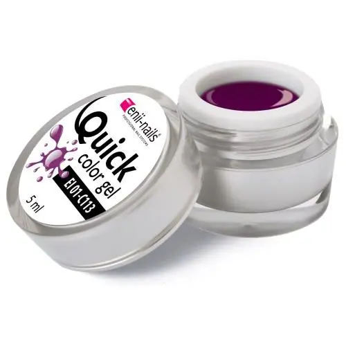 ENII Quick Color LED/UV Gel - Deep Purple, 5ml