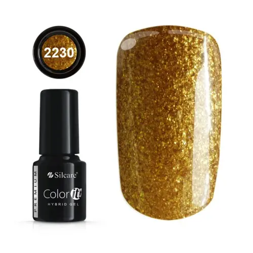 Gél lakk -Silcare Color IT Premium Gold 2230, 6g/gél lakk készítés