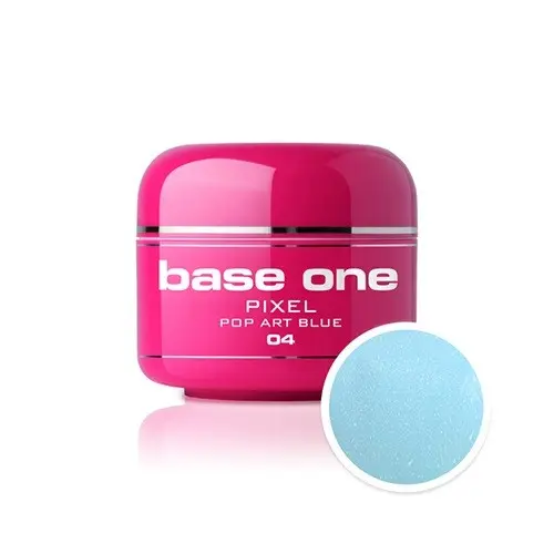 Gel Silcare Base One Pixel – Pop Art Blue 04, 5g