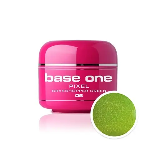 Gel Silcare Base One Pixel – Grasshopper Green 06, 5g