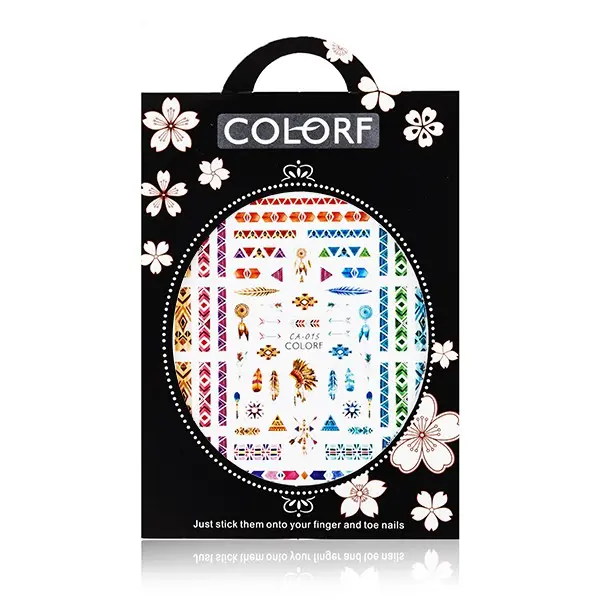 3D körömmatrica – indián – CA015