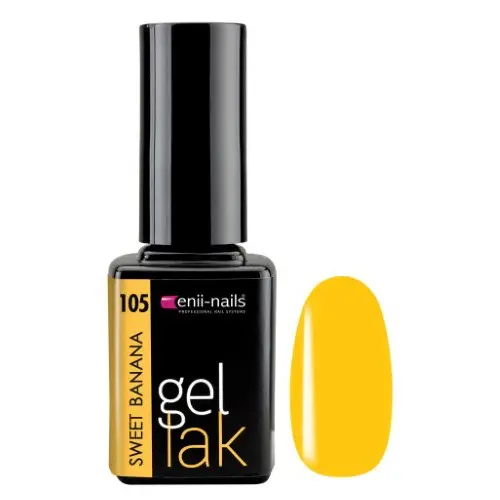 ENII Gél lakk 11ml - Sweet Banana 105/gél lakk készítés