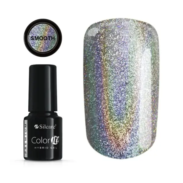 Silcare Color IT Hybrid Gel - Smooth HOLO, 6g/gél lakk készítés