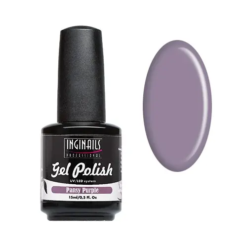 UV gél lakk Inginails Professional - Pansy Purple 15ml/gél lakk készítés