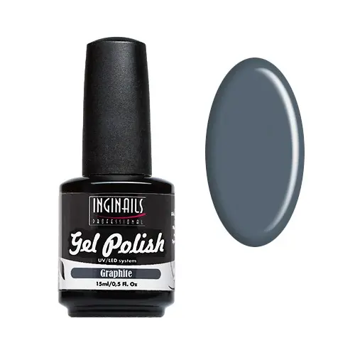 UV gél lakk Inginails Professional 15ml - Graphite