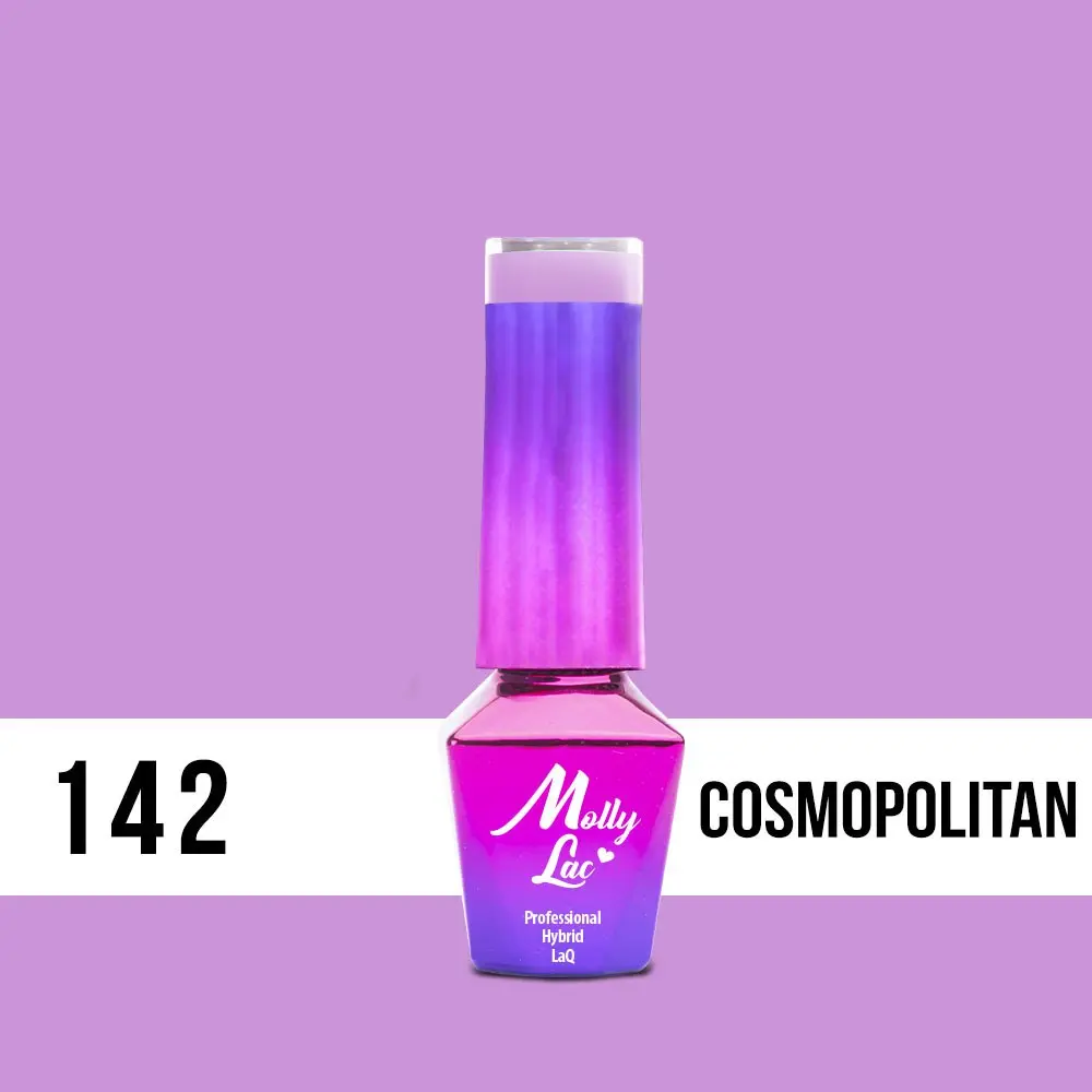 MOLLY LAC gél lakk Flamingo - Cosmopolitan 142, 5ml/gél lakk készítés