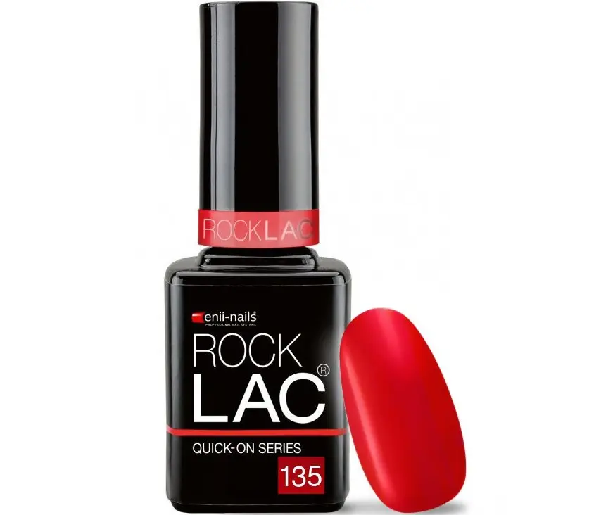 RockLac 135 - sötét piros, 11ml