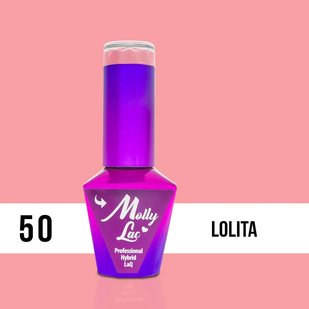 MOLLY LAC UV/LED gél lakk Inspired By You - Lolita 50, 10ml/gél lakk készítés