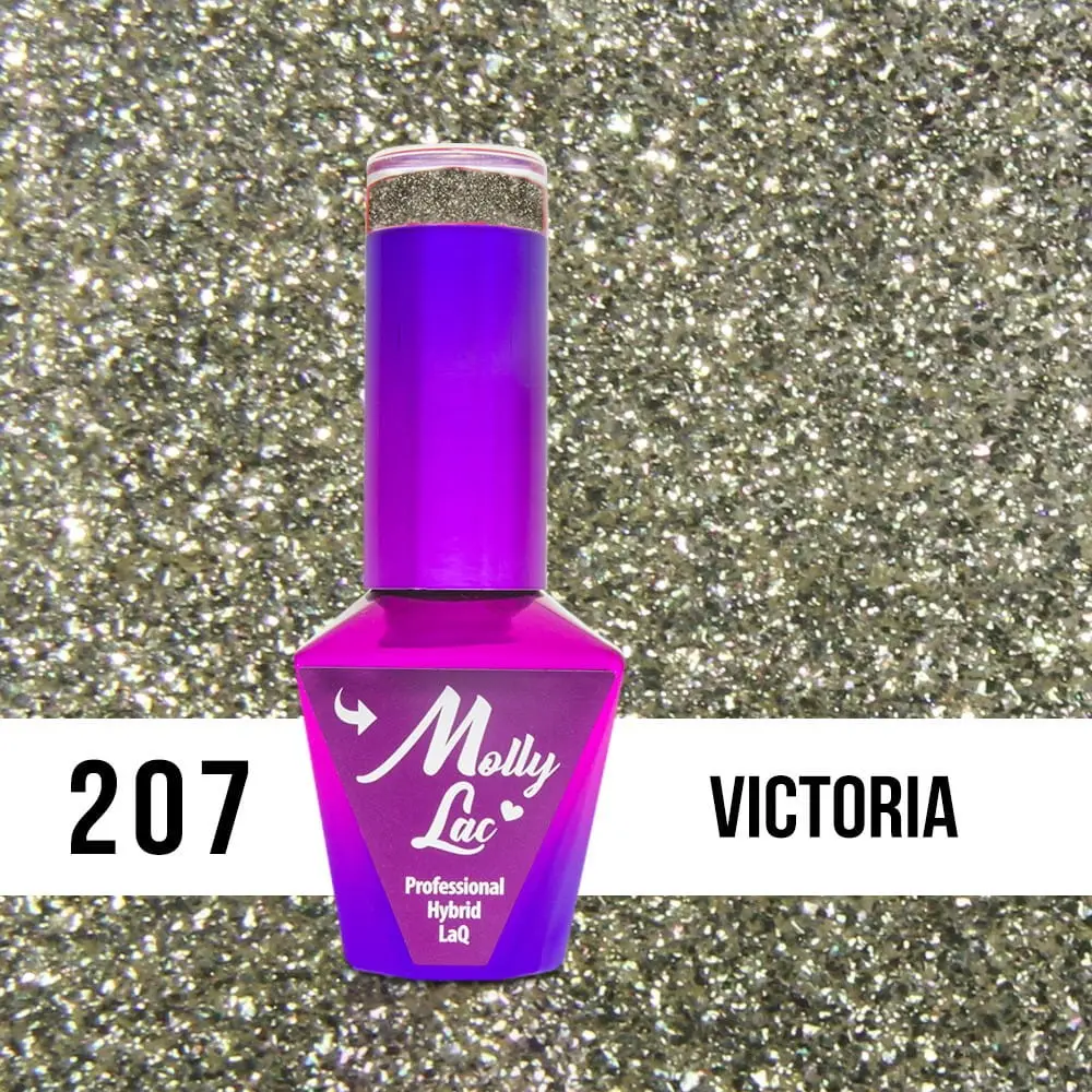 MOLLY LAC UV/LED gél lakk Sensual - Victoria 207, 10ml/gél lakk készítés