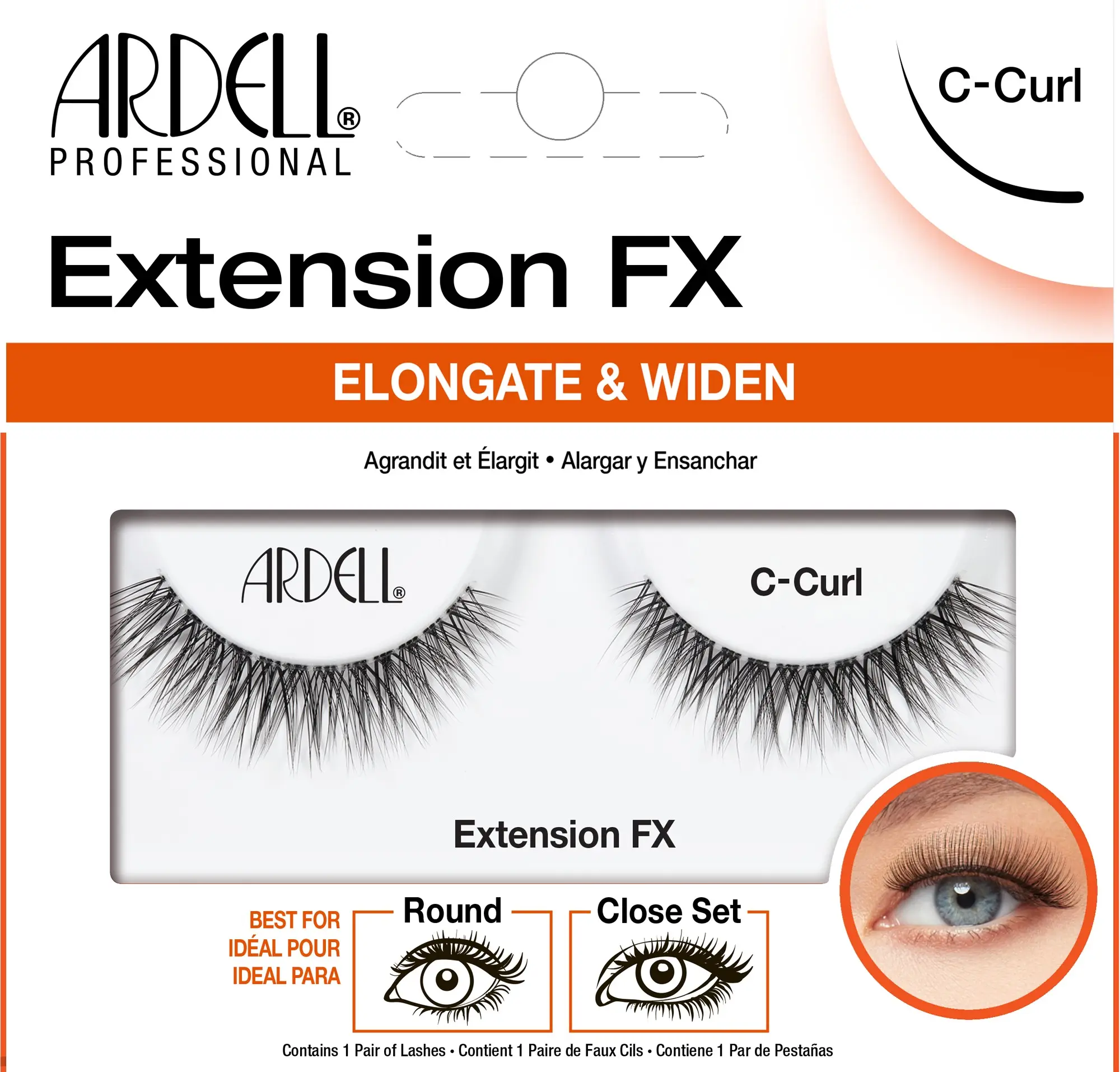 Ardell - 3D Extension FX Műszempilla C-Curl