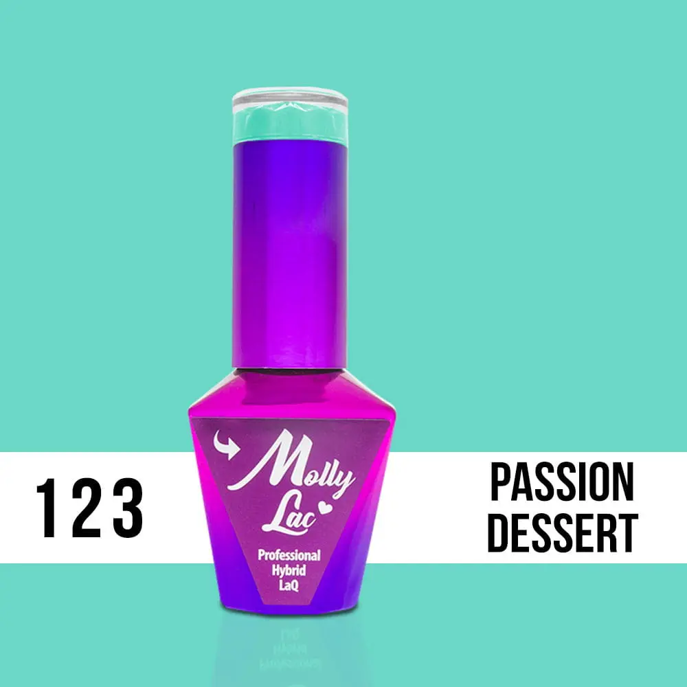 MOLLY LAC UV/LED Yoghurt - Passion Dessert 123, 10ml/gél lakk készítés
