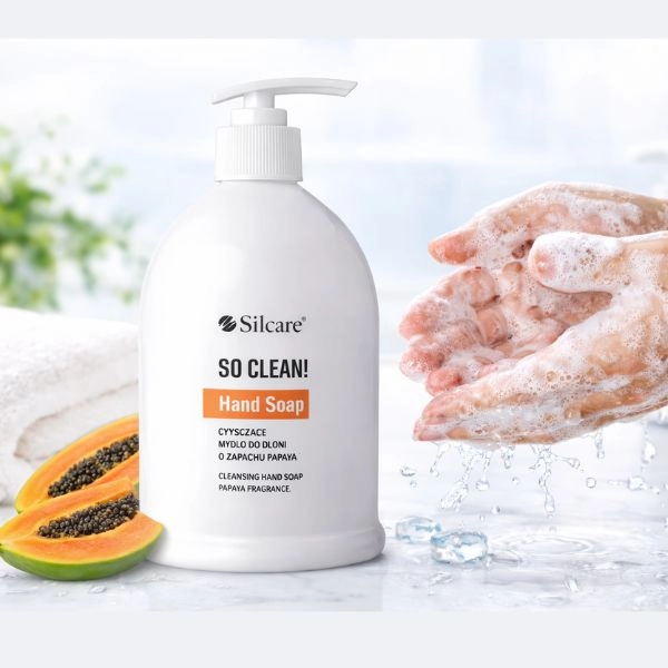 Fertőtlenítő antivírus kézmosó szappan - Silcare, 500ml