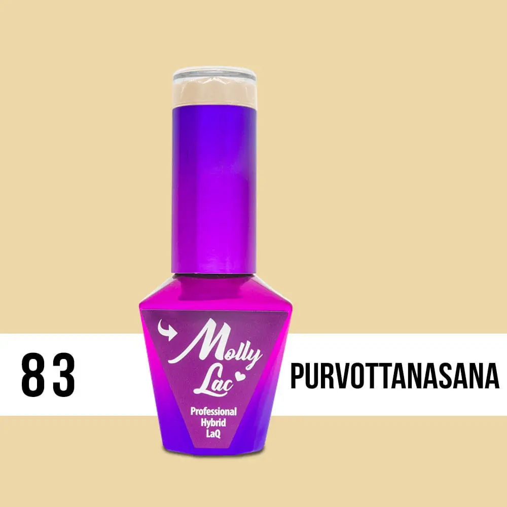 MOLLY LAC UV/LED gél lakk Yoga - Purvottanasana 83, 10ml/gél lakk készítés