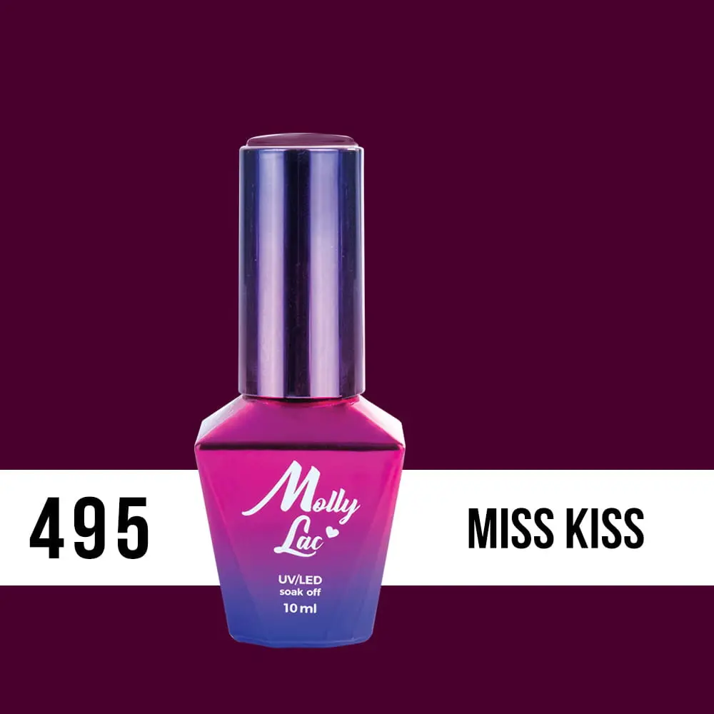 Molly lac gél lakk - Antidepressant – Miss Kiss 495, 10ml /gél lakk készítés