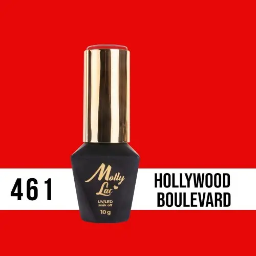 Gél lakk, UV/LED Molly Lac - Hollywood Boulevard 461, 10ml/gél lakk készítés