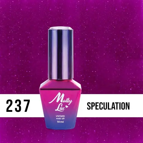 MOLLY LAC UV/LED gél lakk Glowing Time - Speculation 237, 10ml