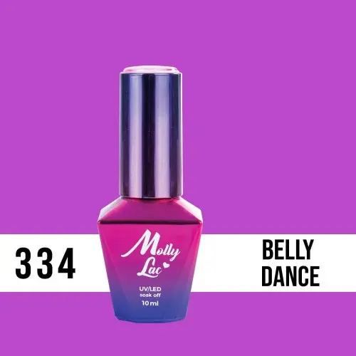 MOLLY LAC UV/LED gél lakk Fancy Fashion - Belly Dance 334, 10ml