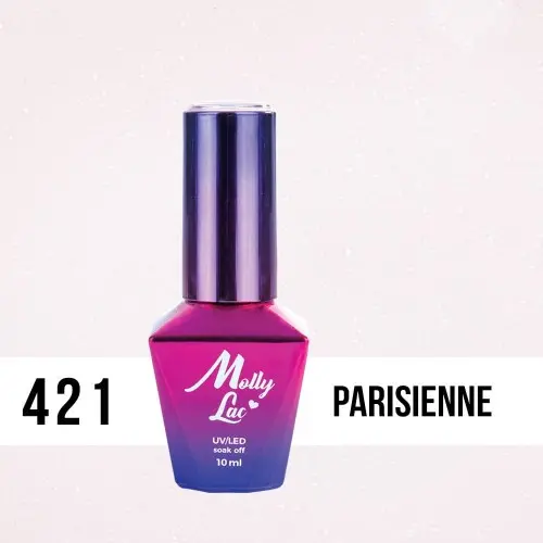 MOLLY LAC UV/LED gél lakk Madame French - Parisienne 421, 10ml