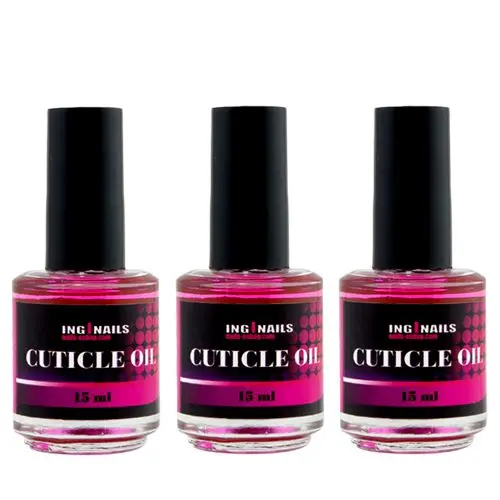 Cuticle Oil PINEAPPLE PINK 15ml - körömbőr olaj Inginails, 3db