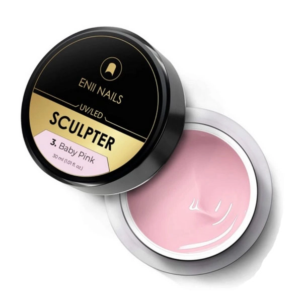 ENII Építő UV / LED zselé - Sculpter  3. Baby Pink, 30ml