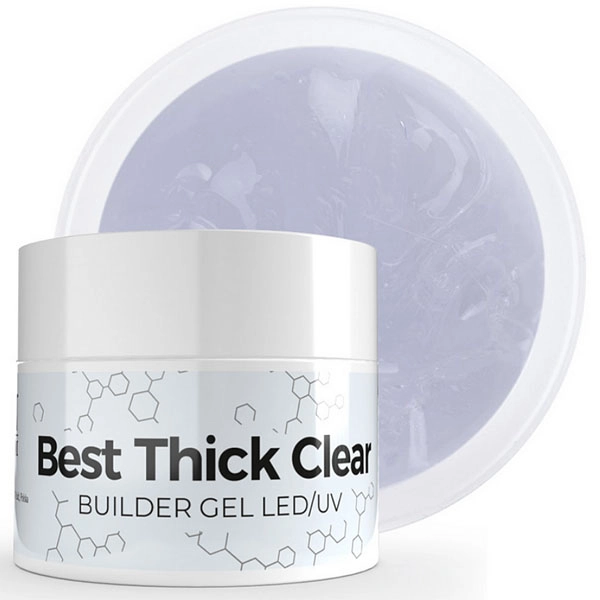 Építő UV/LED zselé NTN Gel Best Thick Clear, 50g