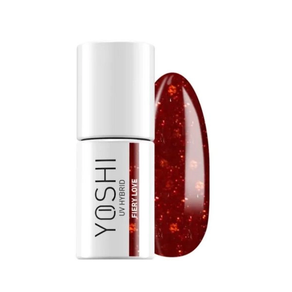 UV/LED Hybrid Polish - Fiery Love 612, 6 ml