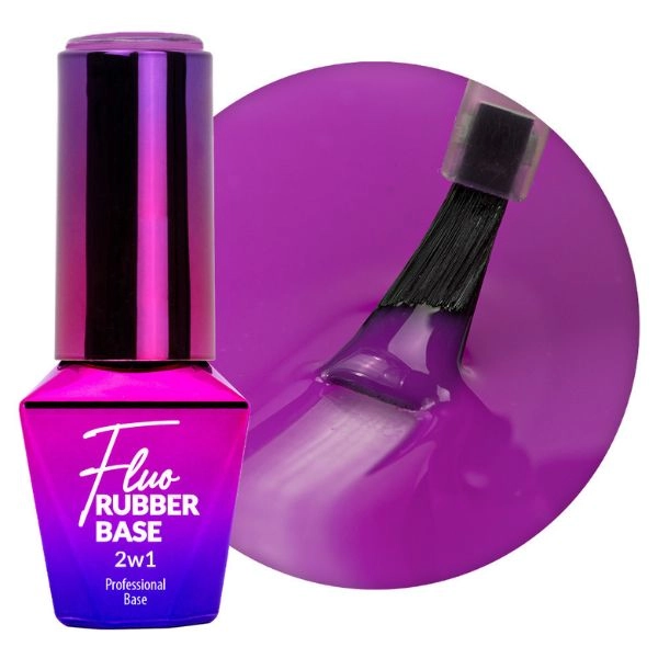 Molly Nails Fluo Rubber Base 2v1 - Chillin nr. 5, 10g