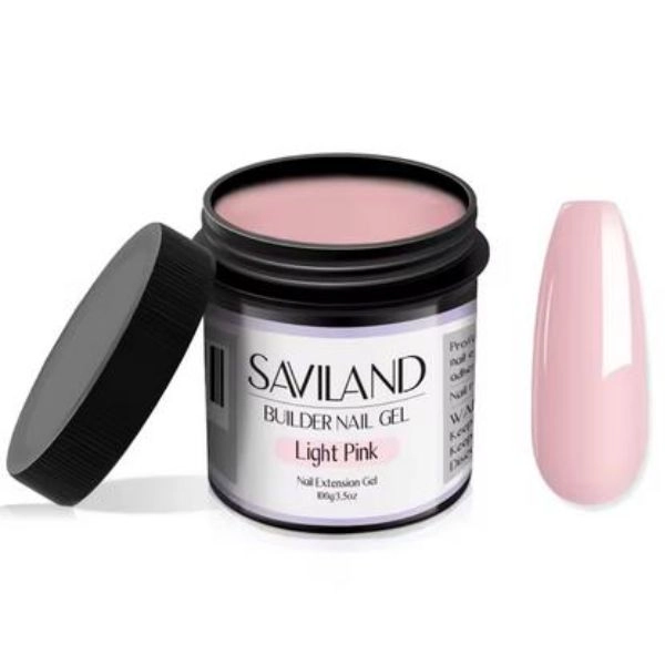 UV/LED építőgél - Light Pink, 100g