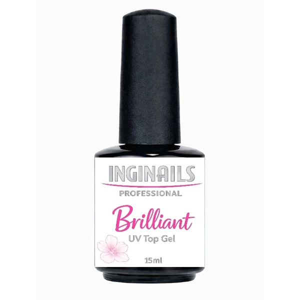Inginails Brilliant Top UV zselé, 15 ml