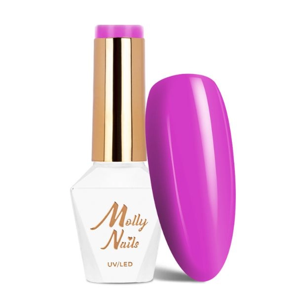 Molly Lac UV/LED gél lak HEMA/Di-HEMA Free Sorbet - Lilac Whisper Nr. 294, 8g