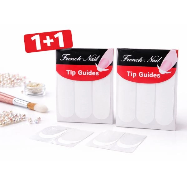 Francia manikűr sablon -  1+1 INGYENES AKCIÓ