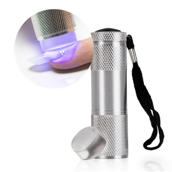 UV/LED mini lámpa 9 W bélyegző segédeszközzel
