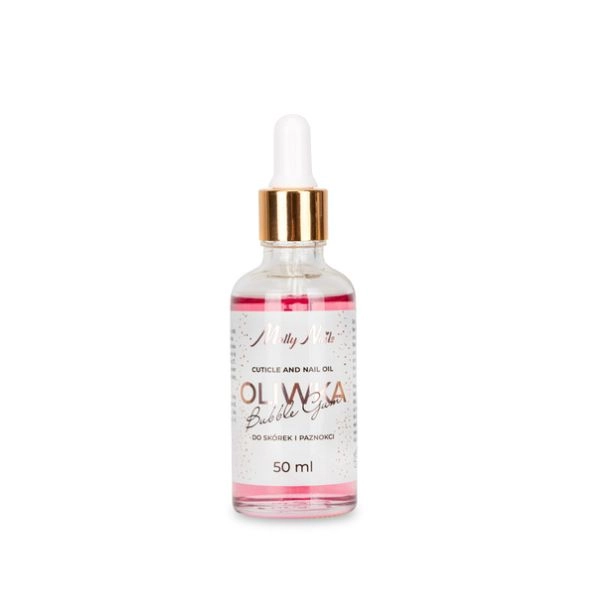 MollyNails Körömágybőr-olaj – Bubble Gum, 50ml