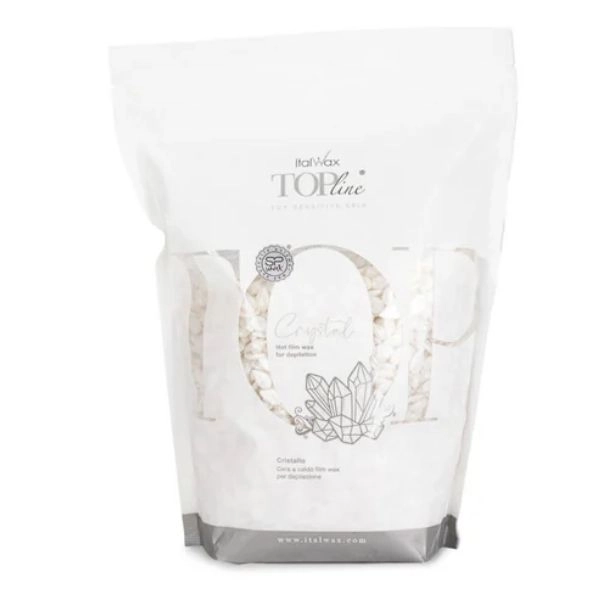 ItalWax Top Line Szőrtelenítő viasz – Crystal, 750g