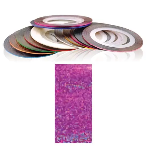 Nail Art díszítő szalag – lila