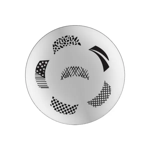 Körömnyomdázó mintalemez M45