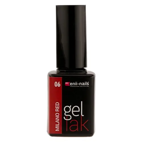 ENII UV lakkzselé – 06 Milano Red, 11ml/gél lakk készítés