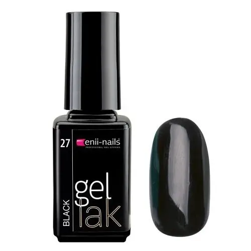 ENII UV lakkzselé – 27 Black, 11ml/gél lakk készítés