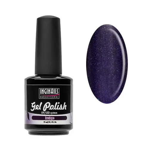 UV lakkzselé Inginails Professional - Indigo 15ml/gél lakk