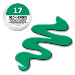 EBD 17 Neon Green 5g – színes UV zselé