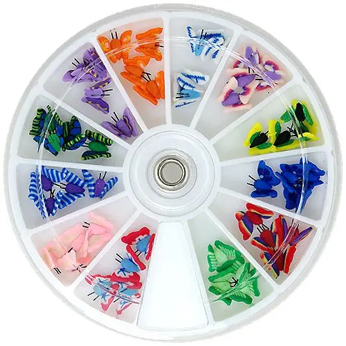 3D fimo díszek - lepke