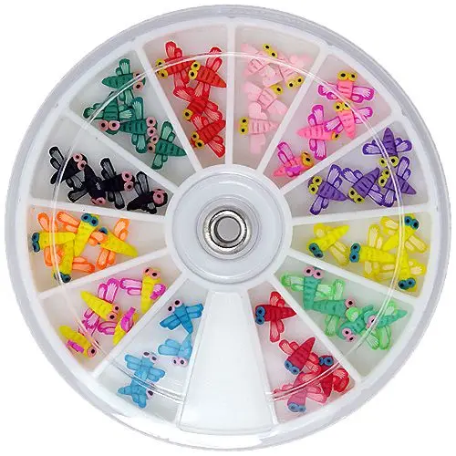 Fimo 3D körömdísz készlet – szitakötő